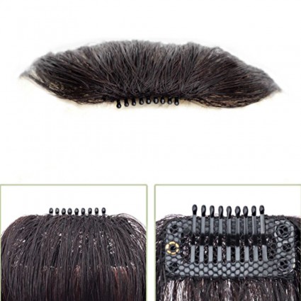 Fiber Sentetik İnce Perçem - Siyah