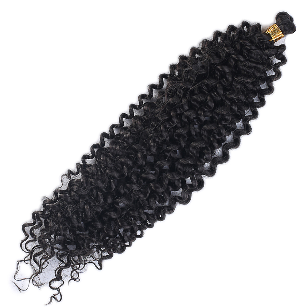 Afro Dalgası Saç - Koyu Kestane