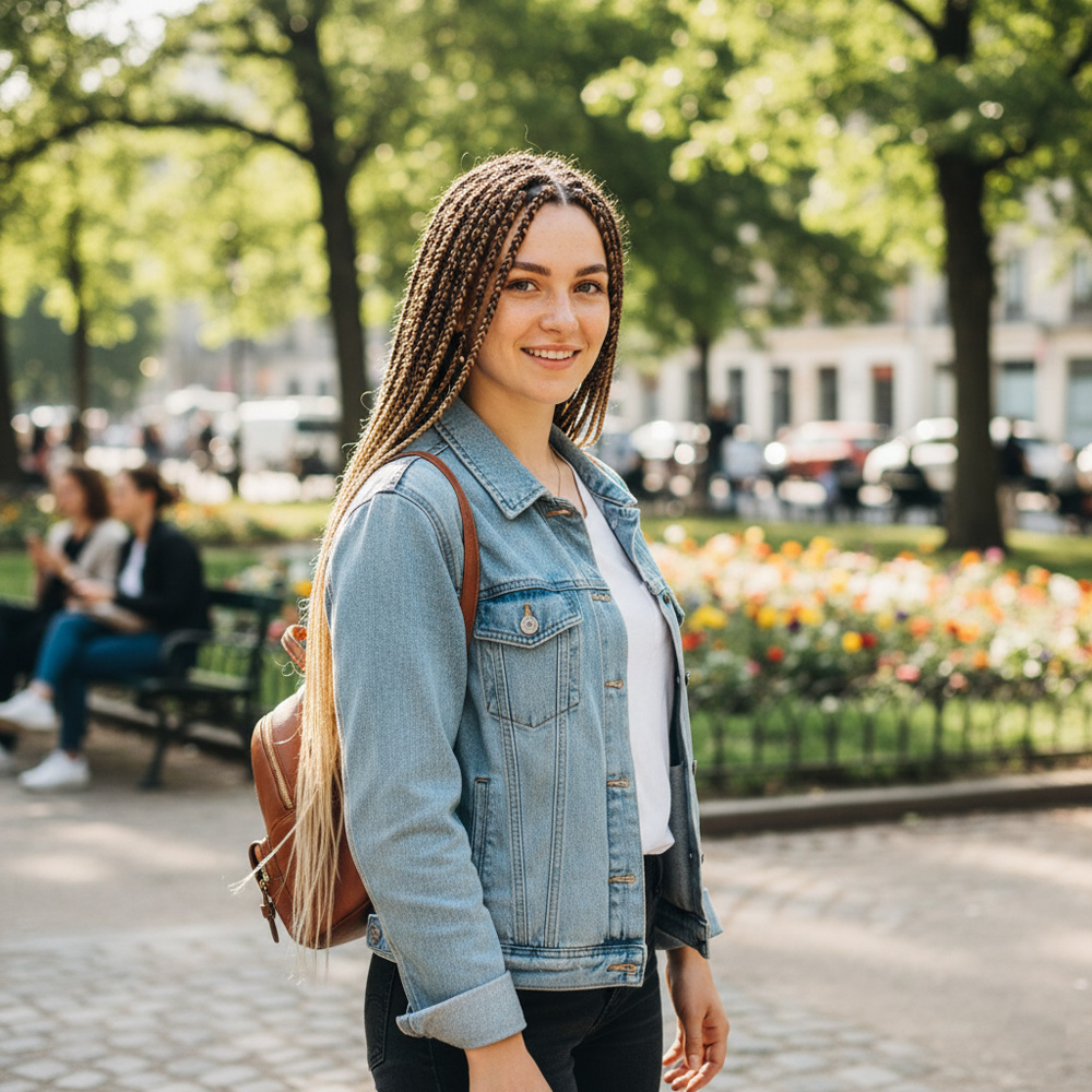 Afrika Örgüsü Ve Rasta İçin Sentetik Ombreli Saç - Küllü Kahve / Platin