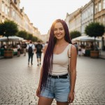 Afrika Örgüsü Ve Rasta İçin Sentetik Saç - Mürdüm Moru