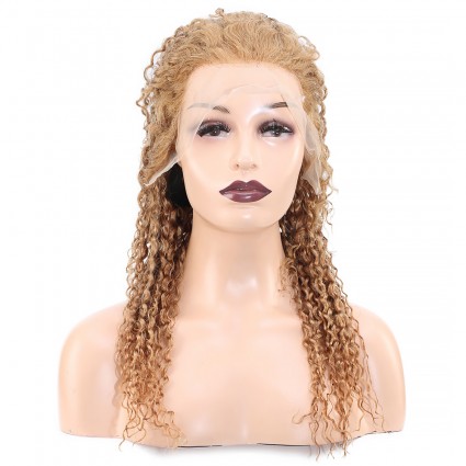 Afro Dalga Front Lace Gerçek Tül Peruk - Balköpüğü - 60-65cm