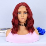 Kızıl Fiber Sentetik Tül Peruk