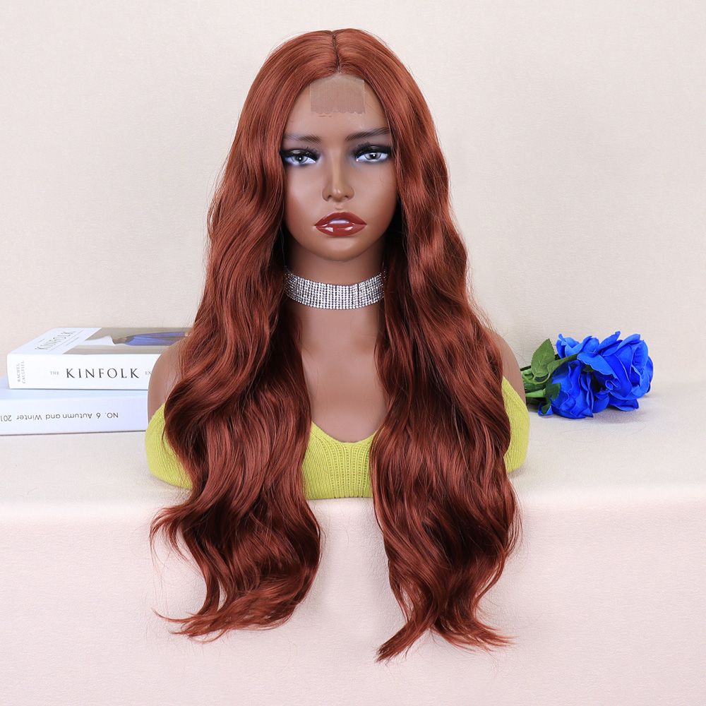 Koyu Bakır Tül Peruk