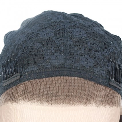 Siyah Yoğun Dalga Afro Dalga Tül Peruk