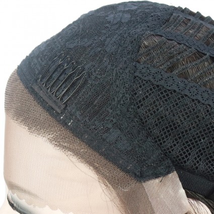 Siyah Yoğun Dalga Afro Dalga Tül Peruk