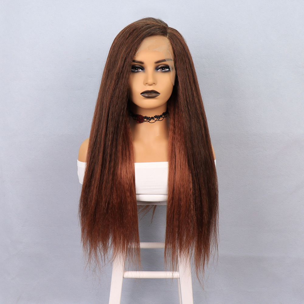 Kızıl Kahve Yaki Afro Peruk