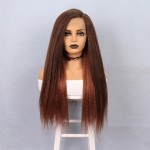 Kızıl Kahve Yaki Afro Peruk