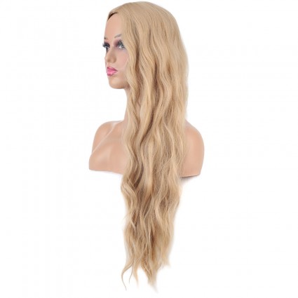 Uzun Su Dalgası Fiber Sentetik Peruk - Balköpüğü
