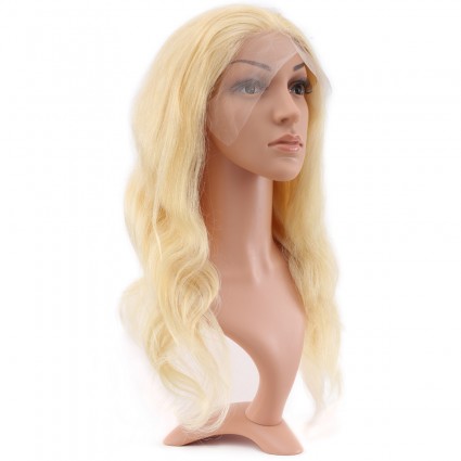 Gerçek Front Lace Dalgalı Platin Tül Peruk - 55-60cm