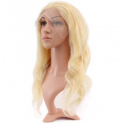 Gerçek Front Lace Dalgalı Platin Tül Peruk - 55-60cm