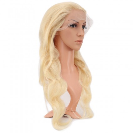 Gerçek Front Lace Dalgalı Platin Tül Peruk - 70-75cm