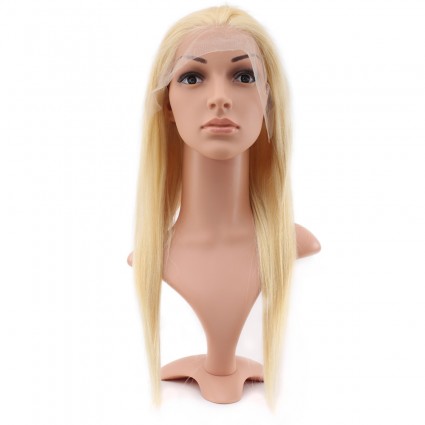 Gerçek Front Lace Düz Platin Tül Peruk - 55-60cm