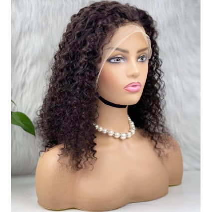 Gerçek Front Lace Tül Peruk - Kabarık Dalga - Doğal 50-55cm