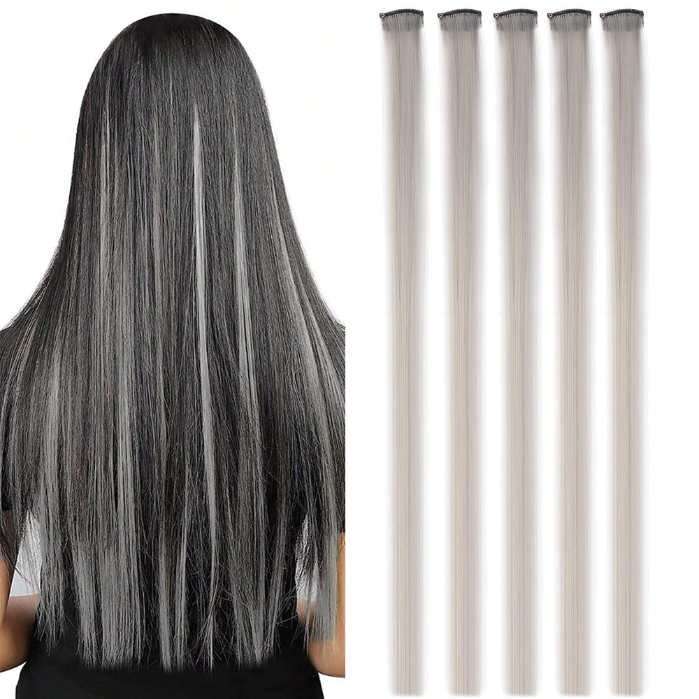 Renkli Sentetik Çıt Çıt - 5 Adet - D23