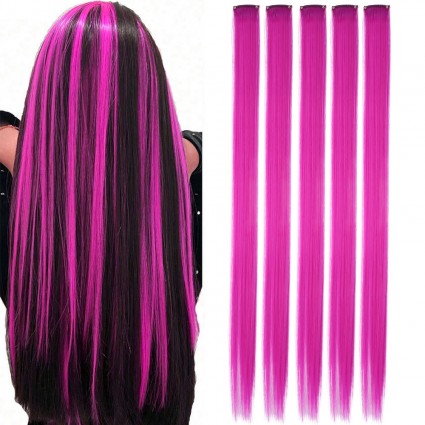 Renkli Sentetik Çıt Çıt - 5 Adet - D37