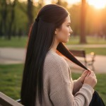 Fiber Sentetik Düz 8 Parça Çıt Çıt -Siyah