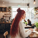 Fiber Sentetik Kabarık Dalgalı 8 Parça Çıt Çıt - Kızıl