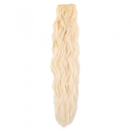 Fiber Sentetik Kabarık Dalgalı 8 Parça Çıt Çıt - Platin