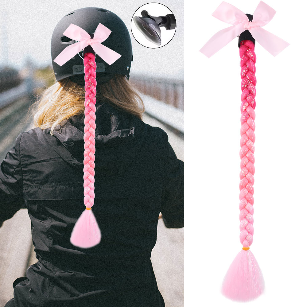 Motosiklet Kaskı Simli Örgülü At Kuyruğu - ACM10S