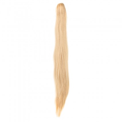 Tokalı Düz At Kuyruğu - Balköpüğü Beyaz Platin Röfleli