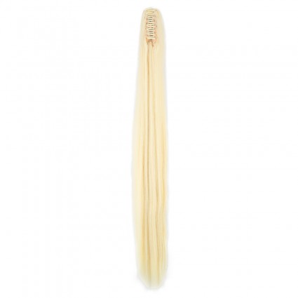 Tokalı Düz At Kuyruğu - Açık Platin