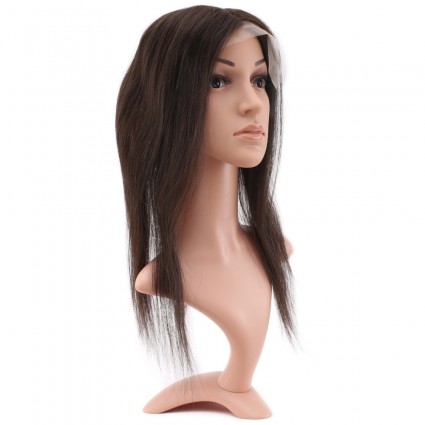 Komple Tığ İşçiliği Ön Kısmı Ekstra Tül Koyu Kestane Baby Taban Tepelik - 13x14cm - 2